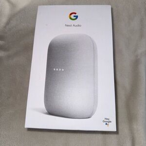 NEW Google Nest Audio Smart Stereo Speaker Voice Assistant Chalk Gray